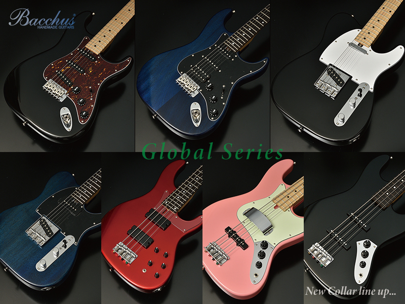 Bacchus Global Seriesのモデルに新色が続々登場 Deviser 株式会社ディバイザー 長野県松本市のギターメーカー